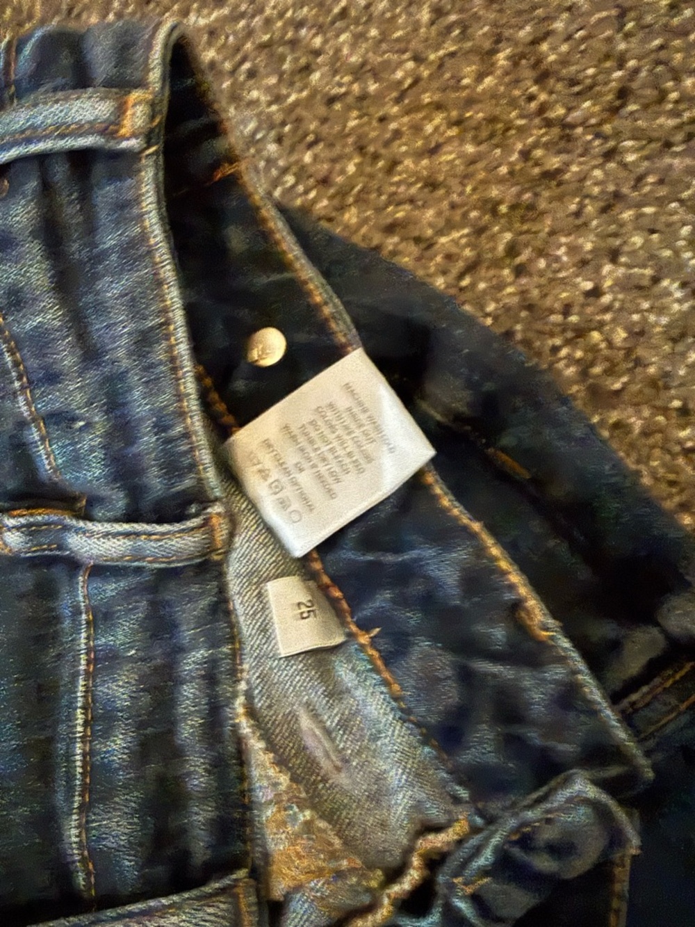 Womens vervet jeans size 25 - Picture 4 of 4